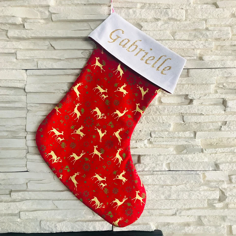 Chaussete de noël personnalisée